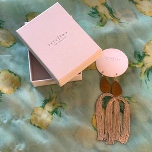 Serefina fringe earrings